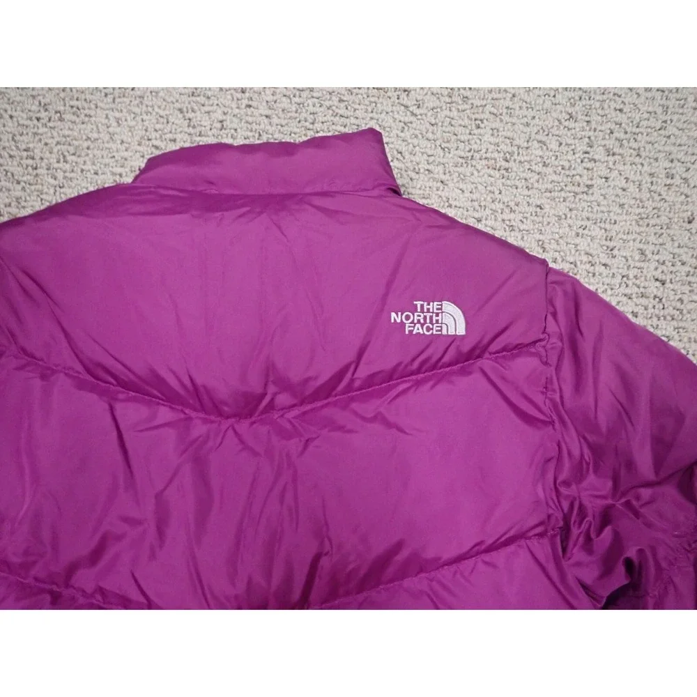 The North Face Puffer Jacket Girls XL Purple Excellent 550‎ Down Aconcagua Coat